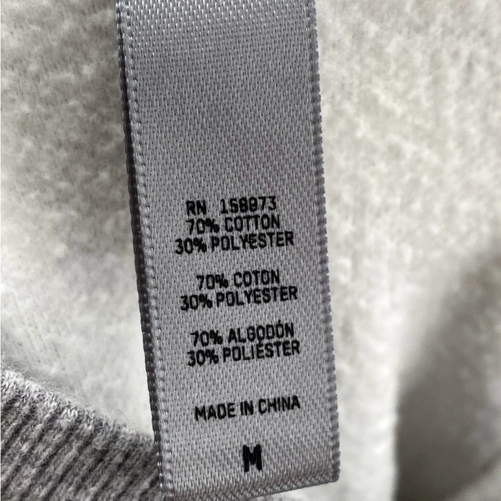 ❌SOLD❌ SKIMS Light Grey Women’s Classic Fit Crewneck Swestshirt Size M - Picture 8 of 8